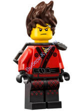 Kai - Hair, Pearl Dark Gray Katana Holder, The LEGO Ninjago Movie (70608)