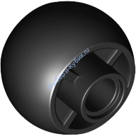 Деталь Лего Шар 18 x 14 Цвет Черный