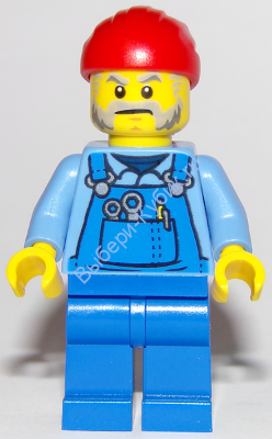 Минифигурка Лего Сити Водитель Эвакуатора