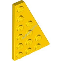 Деталь Лего Пластина Клин 6 х 4 Правая Цвет Желтый