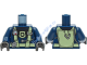 Деталь Лего Торс С Рисунком Цвет Темно-Синий