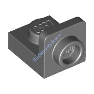 Деталь Лего Кронштейн 1 х 1 - 1 х 1 Перевернутый Цвет Темно-Серый