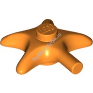 Деталь Лего Морская Звезда Цвет Оранжевый