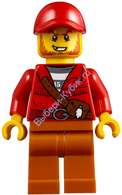 Минифигурки Лего Сити - Мужчина-мошенник cty0831