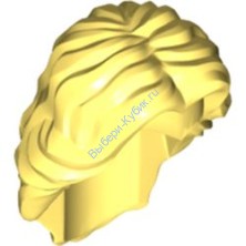 Деталь Лего Парик Женский Цвет Ярко-Светло-Желтый