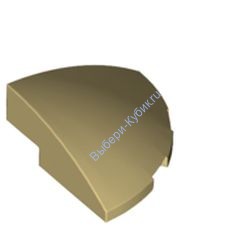 Деталь Лего Кубик Скошенный Закругленный 3 х 3 Угол Цвет Песочный