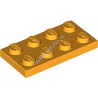 Деталь Лего Пластина 2 х 4 Цвет Ярко-Светло-Оранжевый