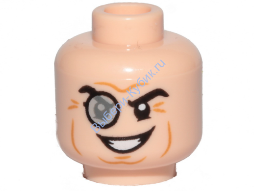 Деталь Лего Голова Минифигурки Цвет Светло-Телесный