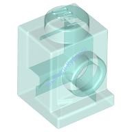 Деталь Лего Кубик Модифицированный 1 х 1 С Потайным Штырьком Цвет Прозрачно-Голубой