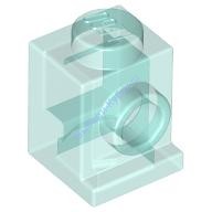 Деталь Лего Кубик Модифицированный 1 х 1 С Потайным Штырьком Цвет Прозрачно-Голубой