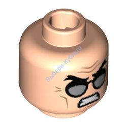 Деталь Лего Голова Минифигурки Цвет Светло-Телесный