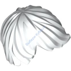 Деталь Лего Парик Минифигурки Цвет Белый