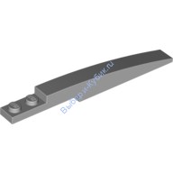 Деталь Лего Скос Закругленный 10 х 1 Цвет Светло-Серый