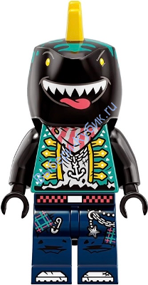 Минифигурка Лего Vidiyo Гитарист-Акула vid029