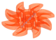 Деталь Лего Пропеллер 8 Лопастей 5 Диаметр Цвет Прозрачно-Неоново-Оранжевый
