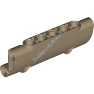 Деталь Лего Техник Панель Изогнутая 7 х 3 С 2 Отверстиями Цвет Темно-Песочный