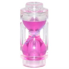 Деталь Лего Песочные Часы с Прозрачно-Розовым Наполнителем Цвет Прозрачный