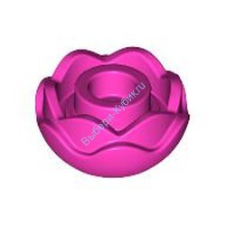 Деталь Лего Цветок Пионовидная Роза Цвет Темно-Розовый