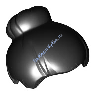 Деталь Лего Парик Цвет Черный