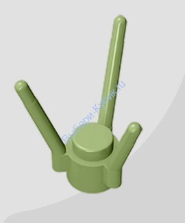 Деталь Аналог Совместимый С Лего Цветочный Стебель Цвет Оливковый Зеленый