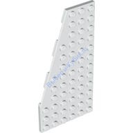 Деталь Лего Пластина Клин 12 х 6 Левая Цвет Белый