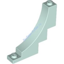 Деталь Лего Арка 1 х 5 х 4 Обратная Цвет Светлая Аква