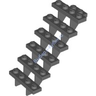 Деталь Лего Лестница 7 х 4 х 6 Цвет Темно-Серый