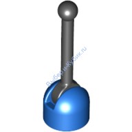 Деталь Лего Малая База Для Рычага С Черным Рычагом Цвет Синий