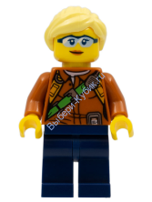  Минифигурка лего Сити - Женщина - исследователь  cty0822