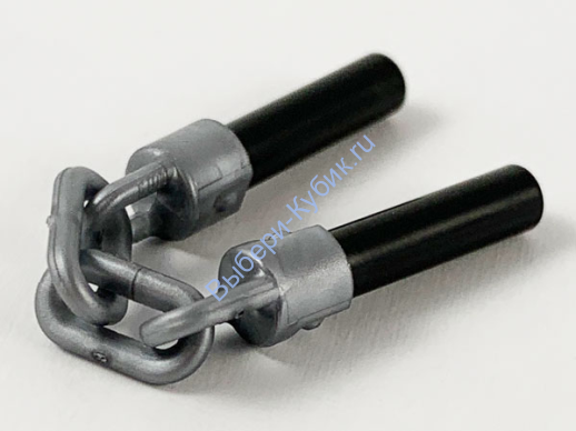 Деталь Лего Нунчаки-оружие   Цвет Flat Silver