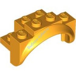 Деталь Лего Автомобильное Крыло 4 х 2 1/2 х 1 С Аркой Круглое Цвет Ярко-Светло-Оранжевый