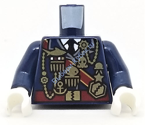 Деталь Лего Торс Цвет Темно- Синий