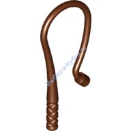 Деталь Лего Кнут Изогнутый Гибкий Цвет Коричневый