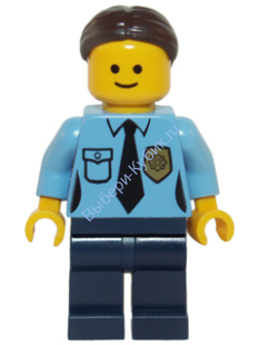 Police - Female Officer, Dark Brown Hair with Bun (10246)