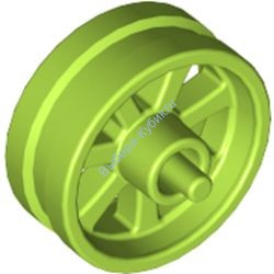 Деталь Лего Диск 15 Мм D х 6 Мм Сити Для Мотоцикла Цвет Лайм