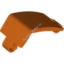 Деталь Лего Техник Панель Изогнутая 3 х 6 х 3 Цвет Красно-Оранжевый