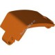 Деталь Лего Техник Панель Изогнутая 3 х 6 х 3 Цвет Красно-Оранжевый