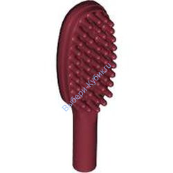 Деталь Лего Расческа (10Mm) Цвет Темно-Красный