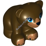 Деталь Лего Медведь Фрэндс Цвет Темно-Коричневый