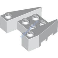 Деталь Лего Клин 3 х 4С Обрезанными Креплениями Цвет Белый