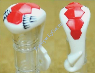 Деталь Лего Головной Убор Минифигурки Змея Цвет Белый