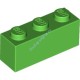 Деталь Лего Кубик 1 х 3 Цвет Ярко-Зеленый