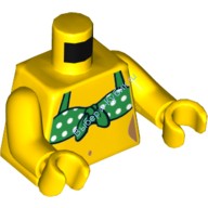 Деталь Лего Торс С Рисунком Цвет Желтый