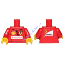 Деталь Лего Торс Цвет Краный