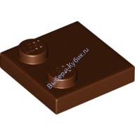 Деталь Лего Плитка Модифицированная 2 х 2 С Штырьками По Краю Цвет Коричневый