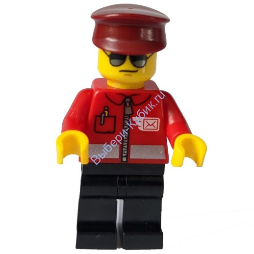 Минифигурка Лего Сити Почтальон cty1106