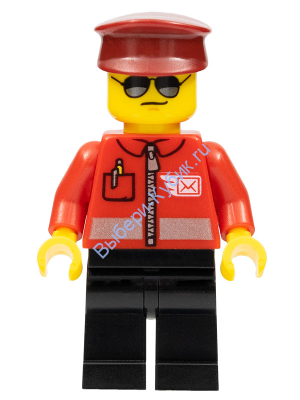 Минифигурка Лего Сити Почтальон cty1106