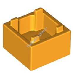 Деталь Лего Контейнер 2 x 2 x 1 Цвет Ярко-Светло-Оранжевый