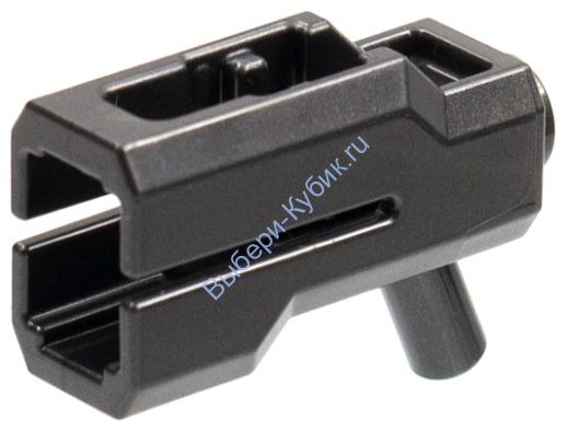 Деталь Лего Оружие Мини Бластер / Базука / Шутер Цвет Перламутрово-Темно-Серый