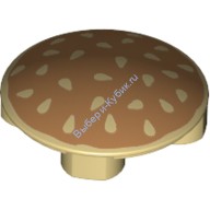 Деталь Лего Пластина Круглая 2 х 2 С Округлым Дном Гамбургер Цвет Песочный